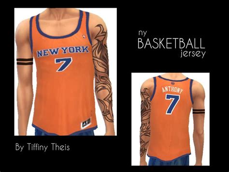 The Sims Resource Basketball Jersey