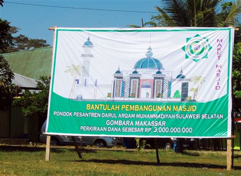 Contoh Spanduk Pembangunan Masjid Belajarsoalsite