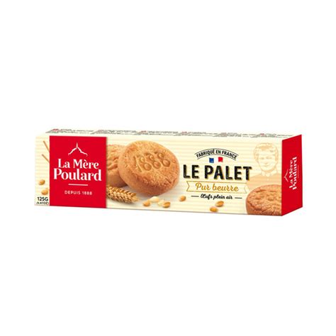 La Mere Poulard Biscuits Palets 125g France At Home