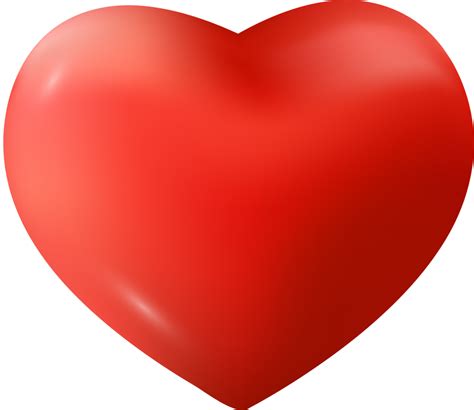 Corazón De Amor Rojo 3d 11154210 Png