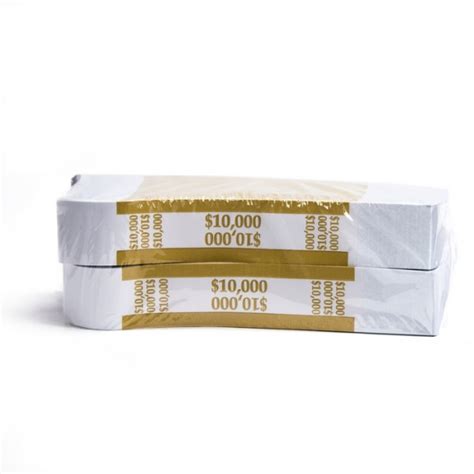 Gold Barred 10000 Currency Bands
