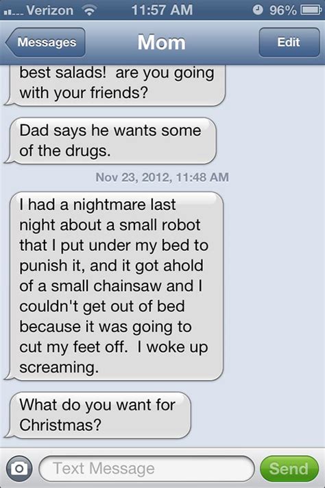 27 Seriously Hilarious Funny Mom Texts Team Jimmy Joe