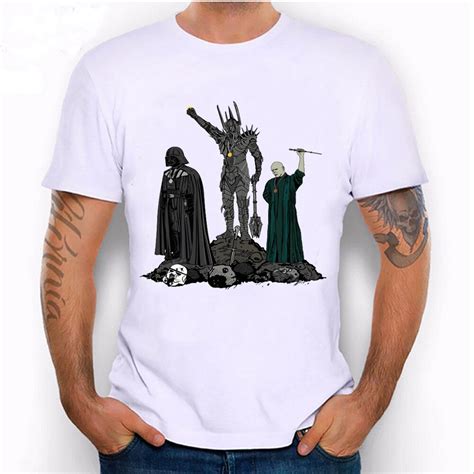 Dark Power Lord Of The Rings T Shirt 2018 Spring Summer Man Short