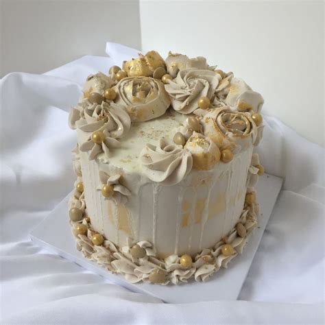 Gold Buttercream Cake