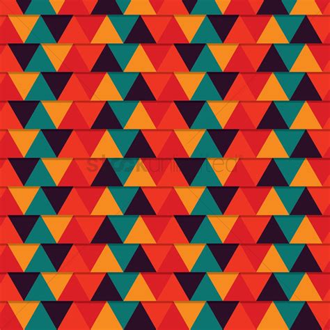 Seamless Triangle Pattern Vector Image 1578772 Stockunlimited