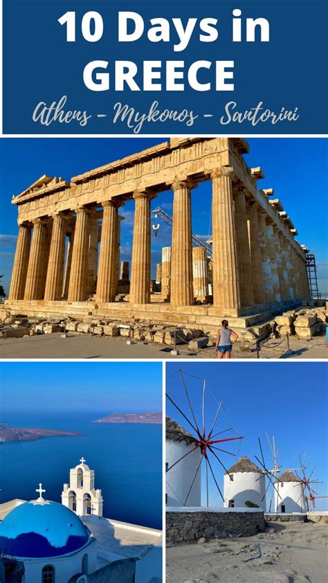 The Best Greece 10 Day Itinerary Athens Santorini And Mykonos Krystal