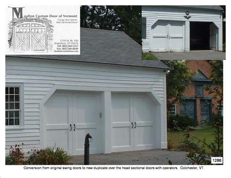 Historic Restoration Adapting Overhead Garage Doors To Historic Buildings