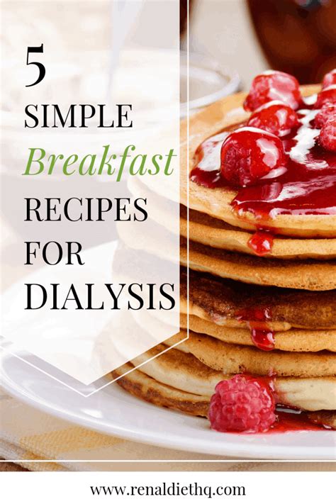 Breakfast Options For Dialysis Renal Diet Hq