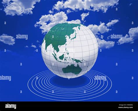 Close Up Of Longitude And Latitude Lines On A Globe Stock Photo Alamy