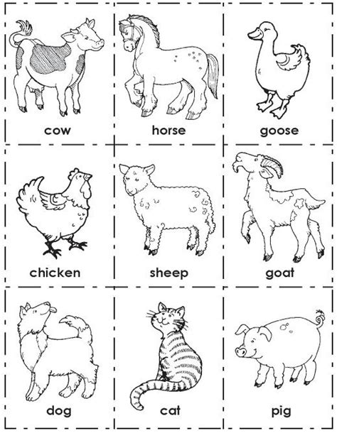 10 Best Images Of Farm Animals Worksheets For Kids