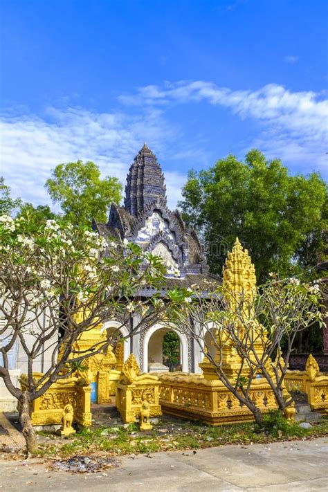 Buddhist Temple In Battambang Cambodia Stock Image Image Of City