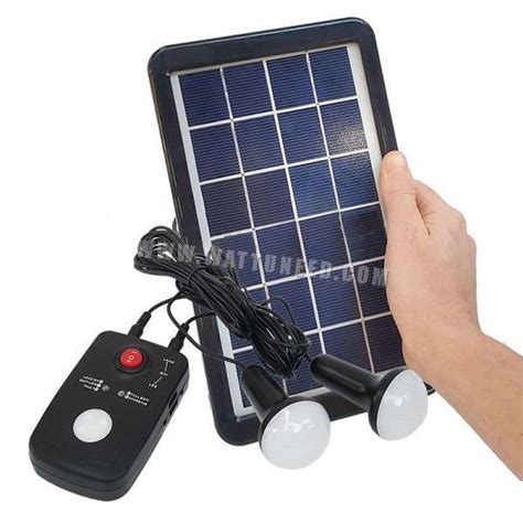 Grid Tie Systems 30w Solar Panel Polytunnel Li Ion Battery Boat 3 Led Lights Usb Mobile Charging