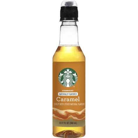 Starbucks Naturally Flavored Caramel Coffee Syrup 1 Bottle Of 12 7 Fl