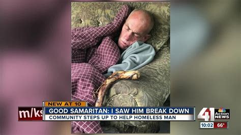 homeless man getting help after viral photo youtube
