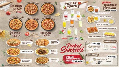 The menu has been modified a little depending on the tastes and culture of the region where the restaurant is located. PROMO PIZZA HUT Juni 2020, Double Box Beli 2 Lebih Hemat ...