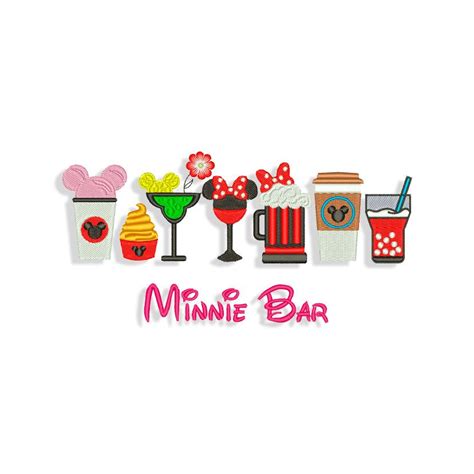 Minnie Bar Machine Embroidery Designs And Svg Files