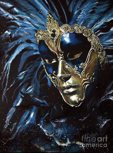 Venetian Mask 2 Painting By Elaine Berger Fine Art America