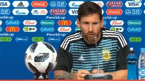 A continuación, repasá las mejores frases de la conferencia de prensa de messi: Messi en conferencia de prensa: "No recuerdo tanto ...