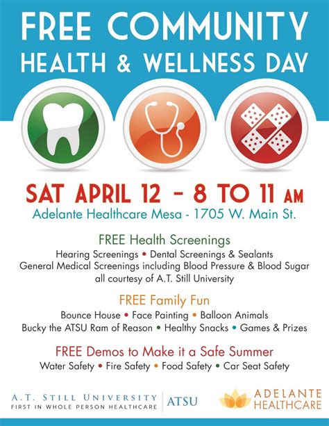 Annual Free Community Health And Wellness Day Iconnect At Still