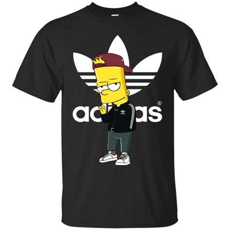 Adidas Hypebeast Bart Simpson Unisex T Shirt Shop Adidas X The