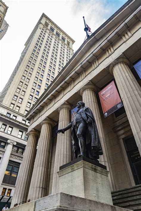 Federal Hall National Memorial In New York City Usa Editorial