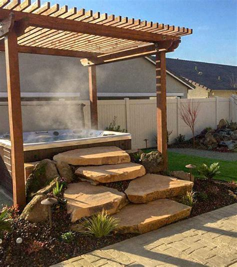 Backyard Ideas For Hot Tubs And Swim Spas