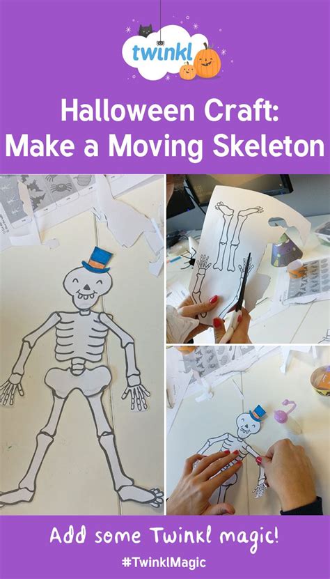 Make A Moving Skeleton To Enhance Your Teaching On The Funny Bones Book As Well As A Perfect