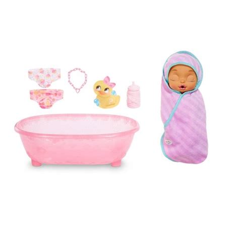 Baby doll bath time toys play in bubbles bathroom how to play toys. Baby Born Surprise Bathtub Surprise Purple Swaddle With ...