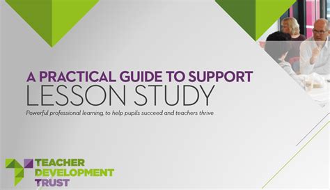 Lesson Study Front Cover Teacher Development Trust