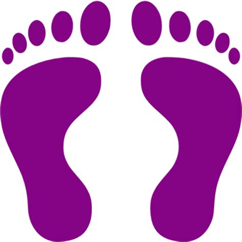 Download High Quality Footprint Clipart Purple Transparent Png Images