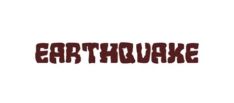 Earthquake Clipart Word Earthquake Word Transparent Free For Download