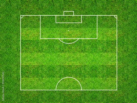 Half Of Football Field Or Soccer Field Pattern And Texture For Create