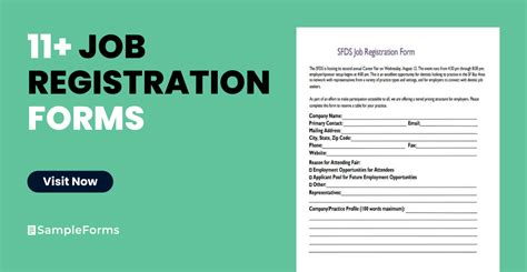 Free 11 Job Registration Forms In Pdf Excel Ms Word
