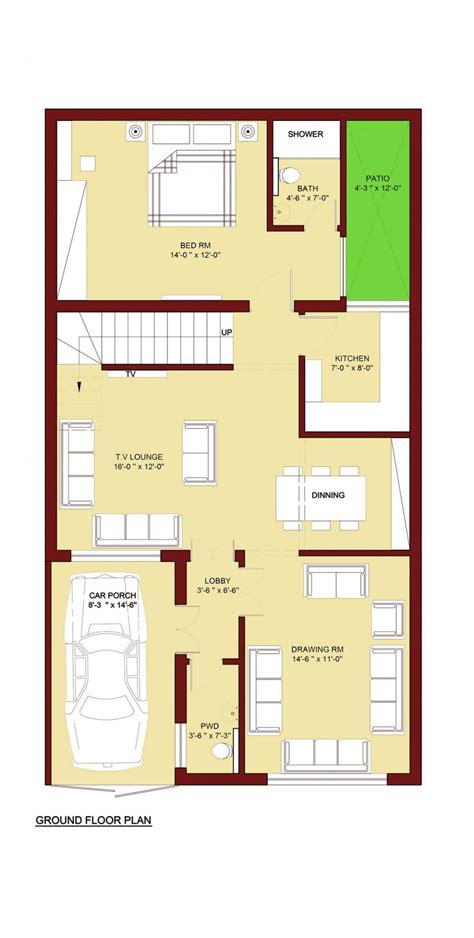5 Marla House Plan Artofit