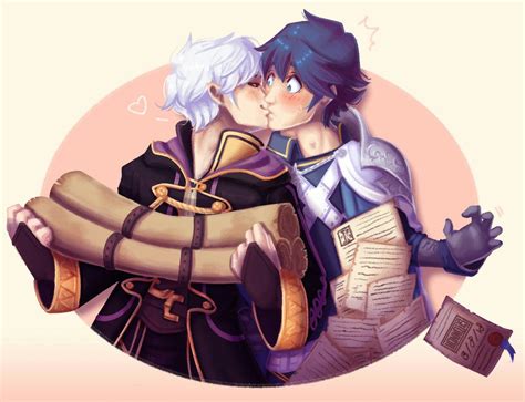 Robin Male And Chrom Fire Emblem Awakening Fire Emblem Anime