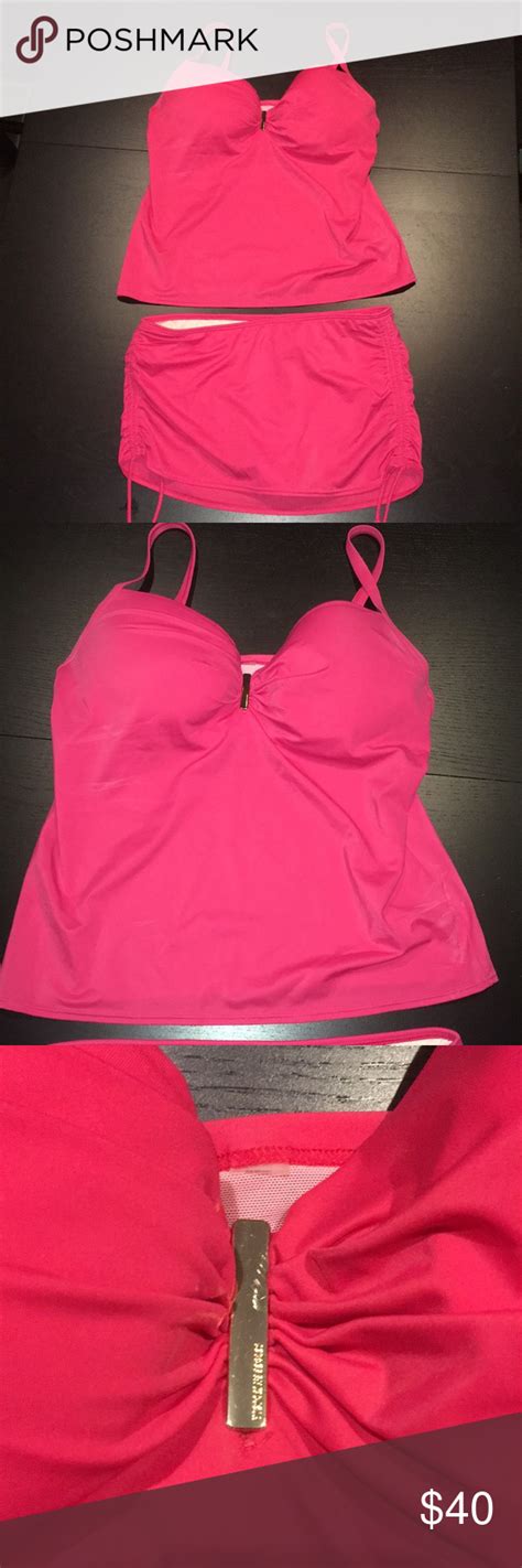 Victoria’s Secret Push Up Pink Tankini Swim Suit Pink Tankini Swim Tankini Swimsuits