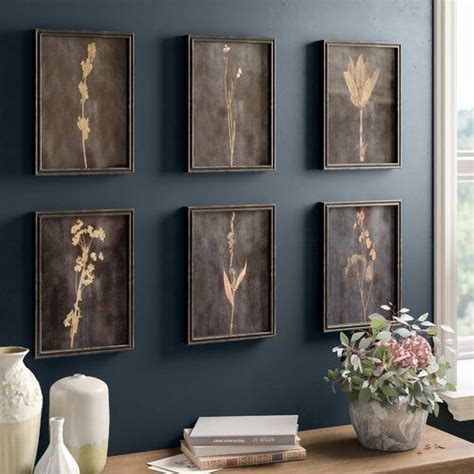 6 Piece Leaves Shadow Box Wall Décor Set And Reviews Birch Lane