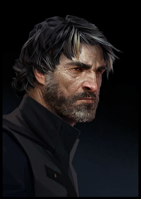 The Art Of Dishonored 2 Портреты мужчин Цифровой портрет и Мужские