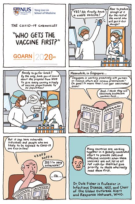 Schedule vaccination date as per availability; The COVID-19 Chronicles - NUS Yong Loo Lin School of ...