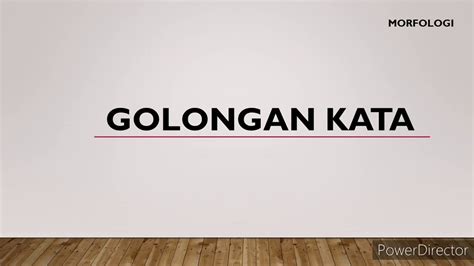 5 kata kata selamat malam sedih. Bahasa Melayu: Golongan Kata - YouTube