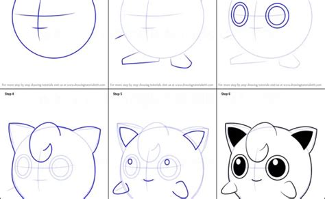 How To Draw Jigglypuff Pokemon Sketchok Easy Drawing Guides Otosection