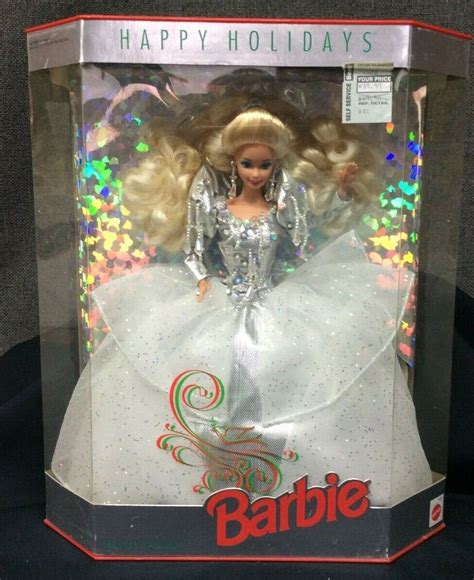 Happy Holidays Barbie Doll Special Edition Hard To Find Red Top