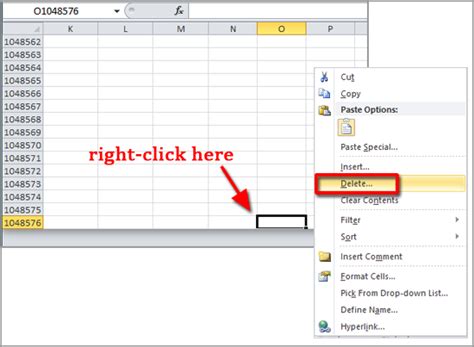 Excel File Size Blank Rows Updated