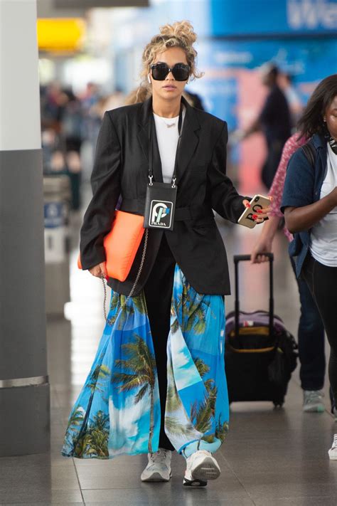 Rita Ora At Jfk Airport In New York 08192018 Hawtcelebs