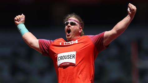 Ryan Crouser Of Team Usa Wins Gold In Mens Shot Put At Summer Games