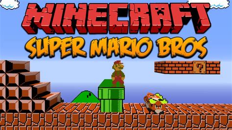 Minecraft Player Remakes Super Mario Bros World 1 1 Pcgamesn