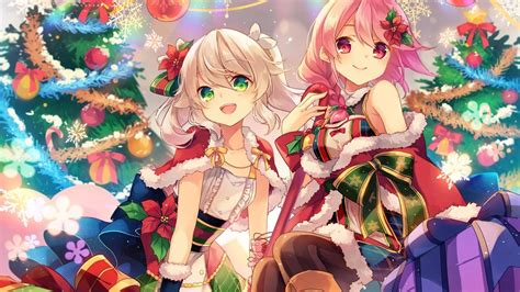 Christmas Anime Girl Wallpapers Wallpaper Cave