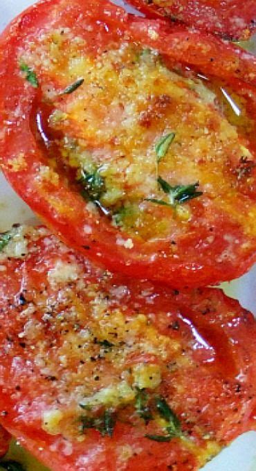 Garlic Grilled Tomatoes Recipe Recipes Veggie Dishes Garlic
