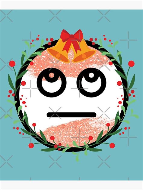 Face With Rolling Eyes Emoji Poster For Sale By Ora Redbubble