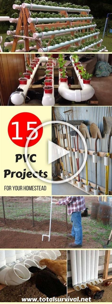 Diy Tips Diy Ideas Home And Household Tips15 Pvc Projects For Your